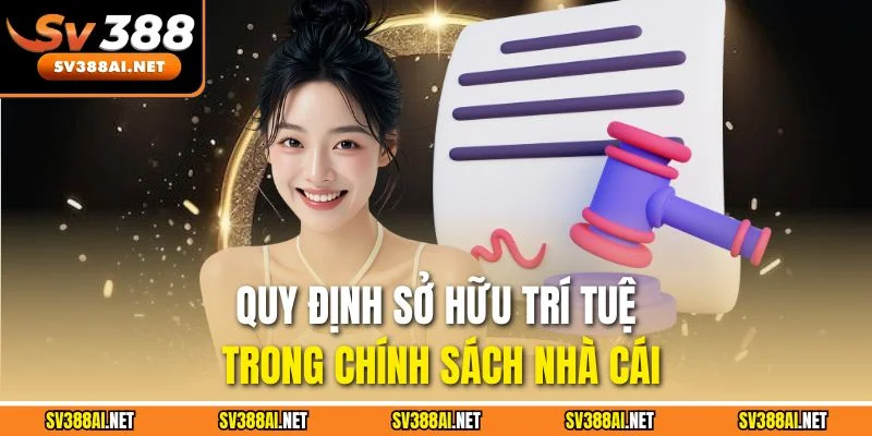Quy định sở hữu trí tuệ trong chính sách nhà cái